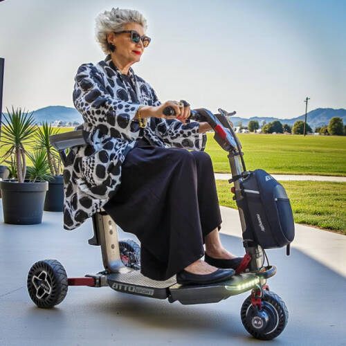 Atto Sport 3 Tekerli Katlanabilir Engelli Scooter - 7