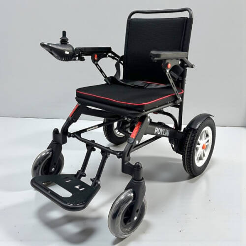 Poylin P205 Hafif Katlanabilir Akülü Tekerlekli Sandalye - 1